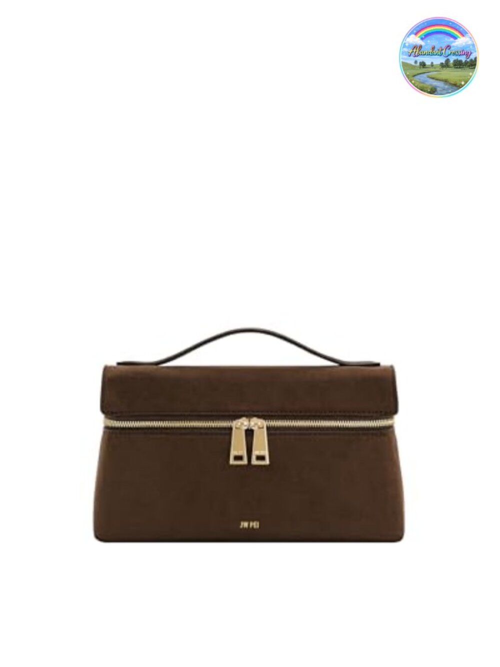 Faux Suede Vegan Leather Top Handle Bag Crossbody Detachable Strap